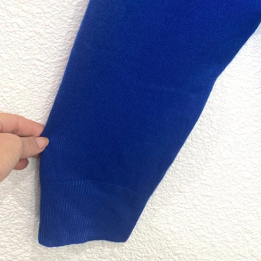 Karen Scott Lux Turtleneck Luxsoft Deep Pacific Royal Blue 1X